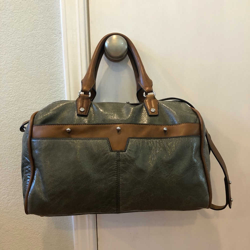 Hayden Harnett Leather Weekender Bag